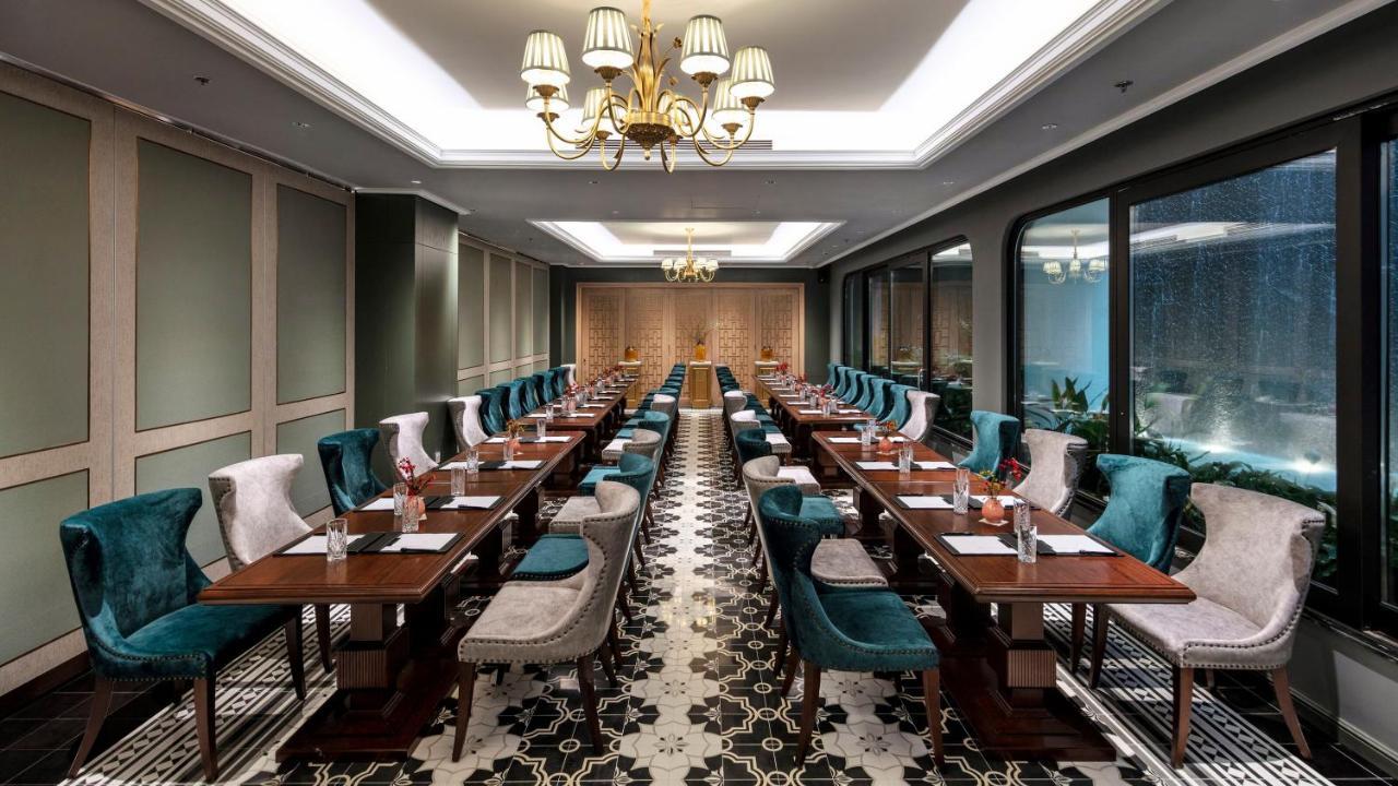 Peridot Grand Luxury Boutique Hotel Hanoj Exteriér fotografie The interior of the restaurant
