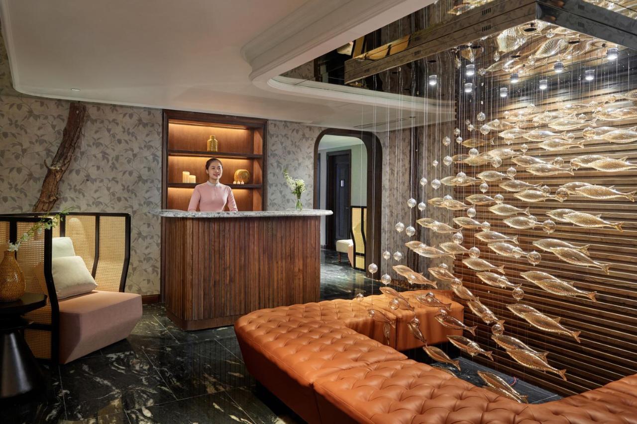 Peridot Grand Luxury Boutique Hotel Hanoj Exteriér fotografie The lobby of the hotel